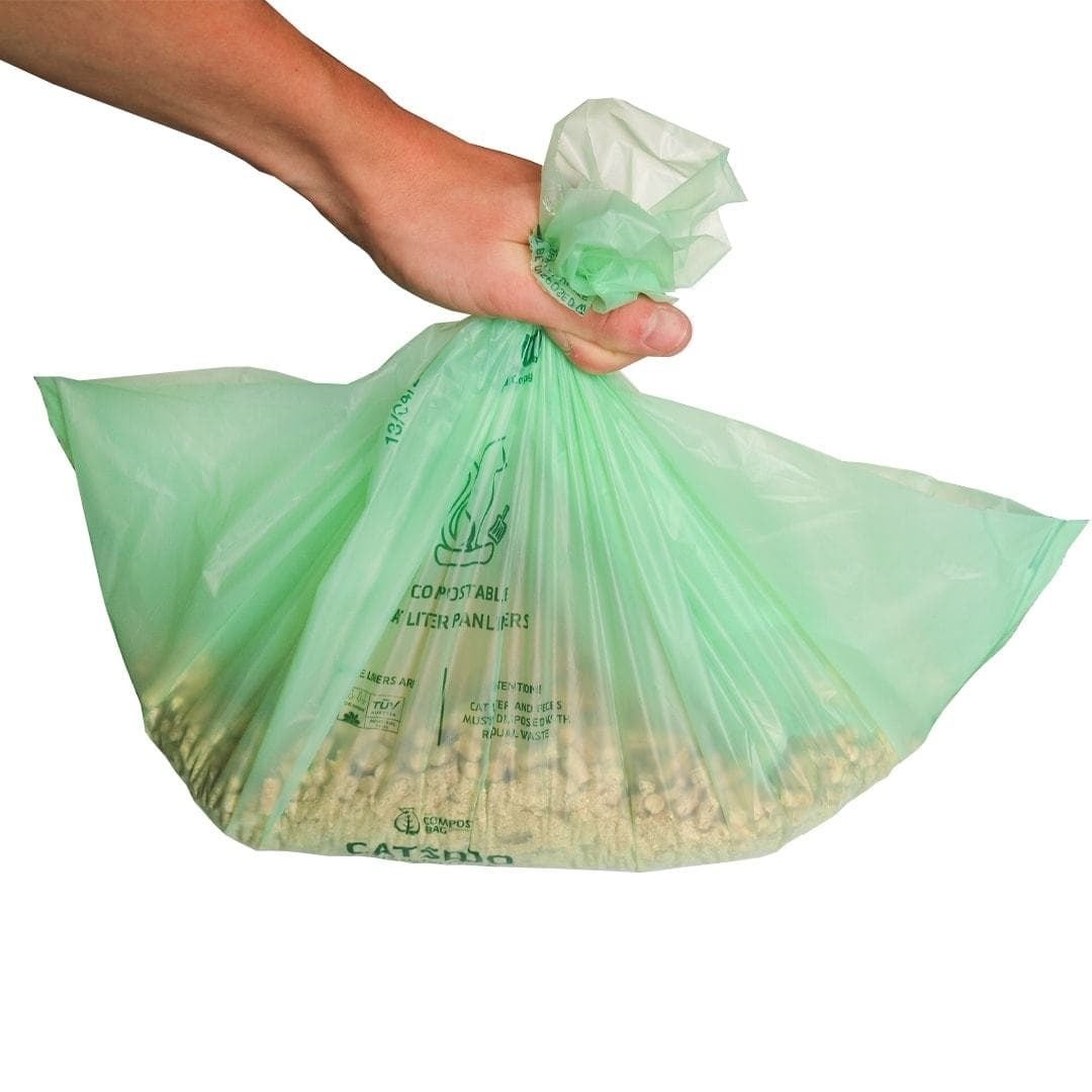 Biodegradable Home Compostable Cat Litter Tray Liners Verde