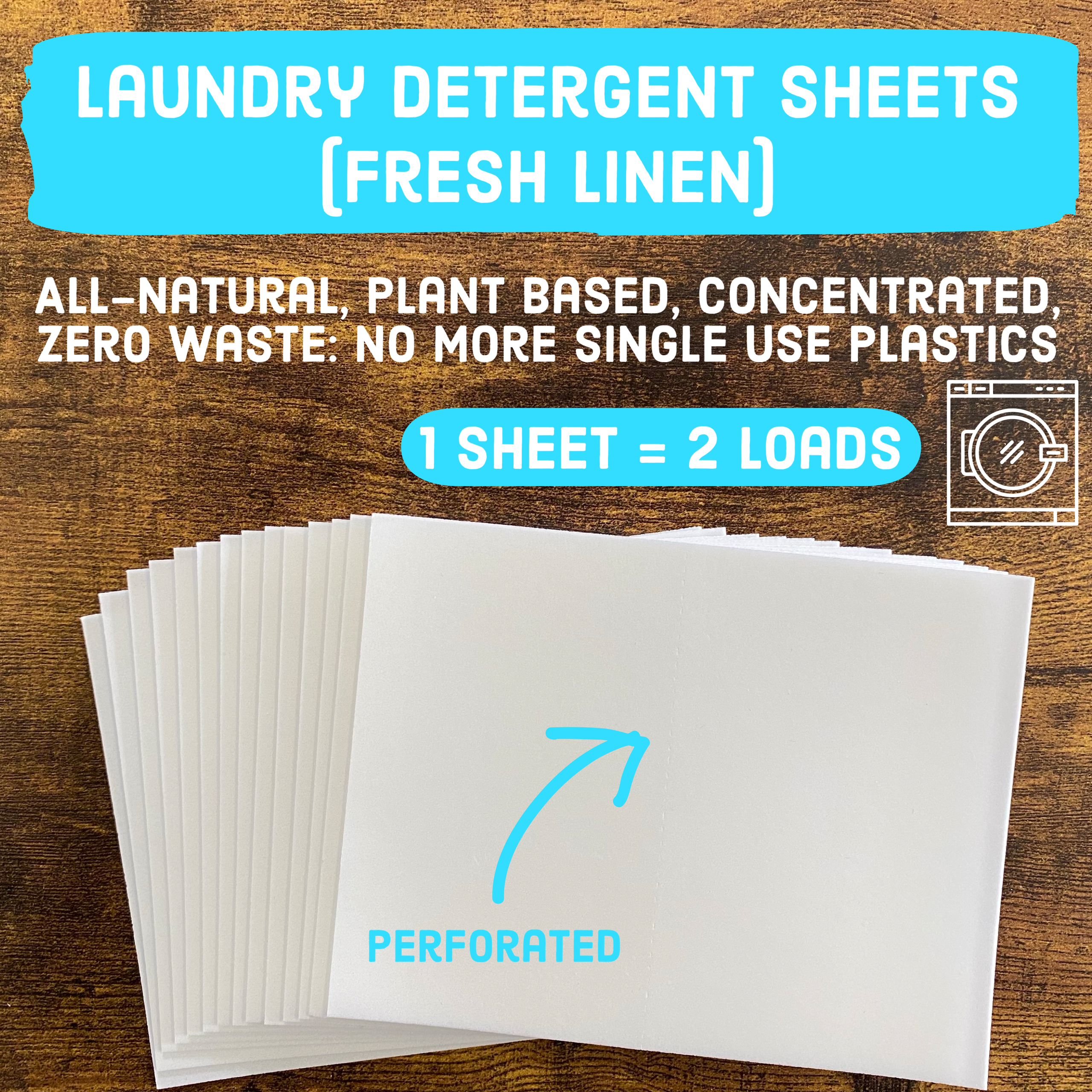 Detergent Sheets - Fresh Linen